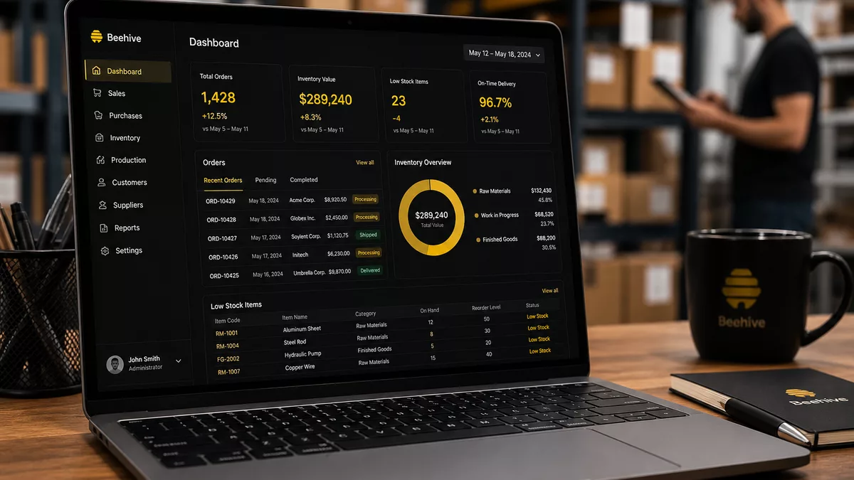 Escenario ERP y gestión operativa — Colmena X